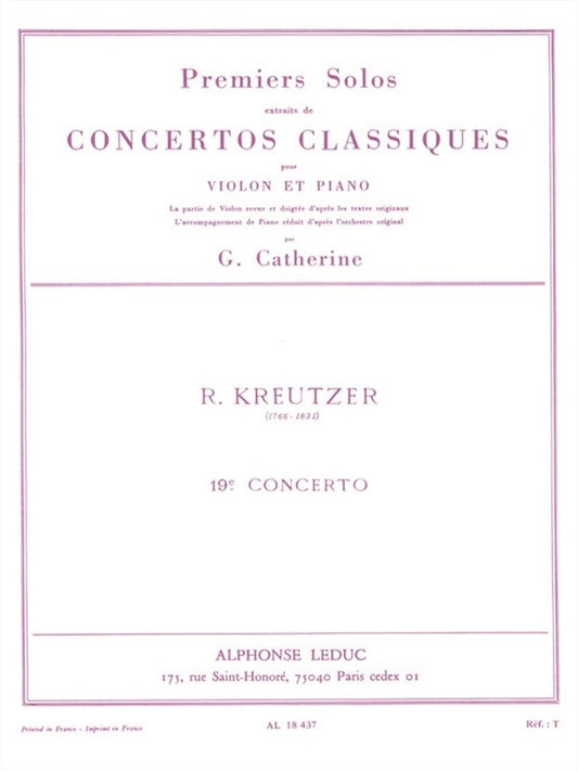 Premiers Solos Concertos Classiques - 19e concerto