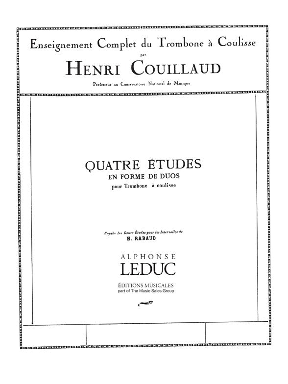 4 Études en Forme de Duos