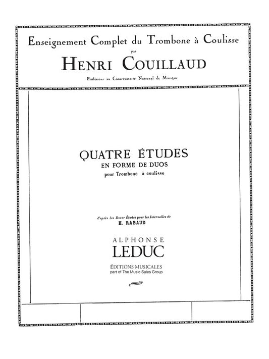 4 Études en Forme de Duos