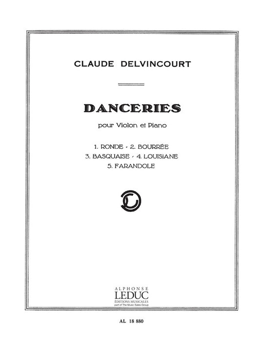 Delvincourt Danceries Violin & Piano