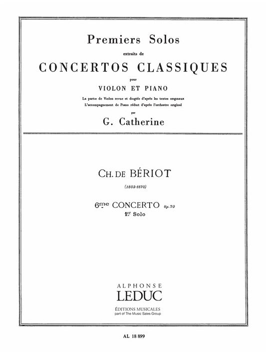 1er Solo Extrait du 6me Concerto pour Violon