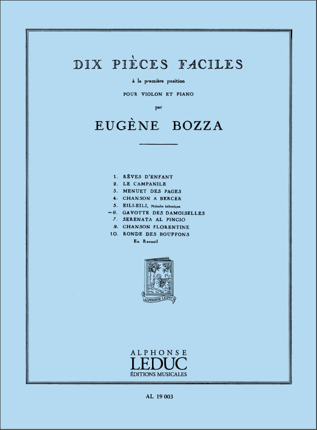 10 Pièces Faciles n° 6 - Gavotte Des Demoiselles