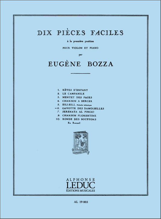 10 Pièces Faciles n° 6 - Gavotte Des Demoiselles