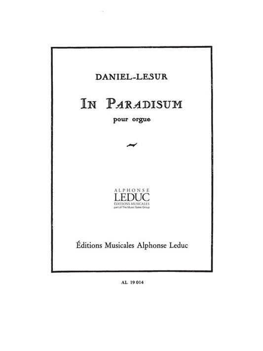 In Paradisium