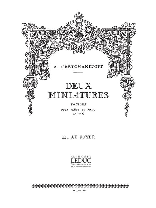 Suite miniature Op.145, n° 8 - Adieux de Manon
