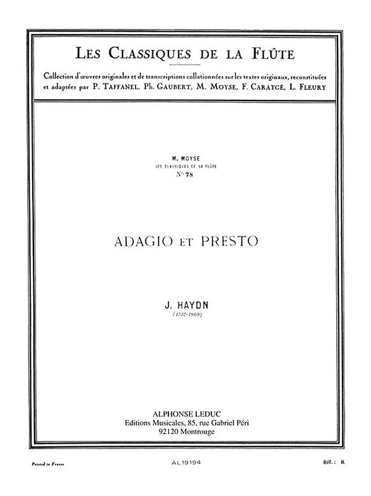 Adagio et Presto