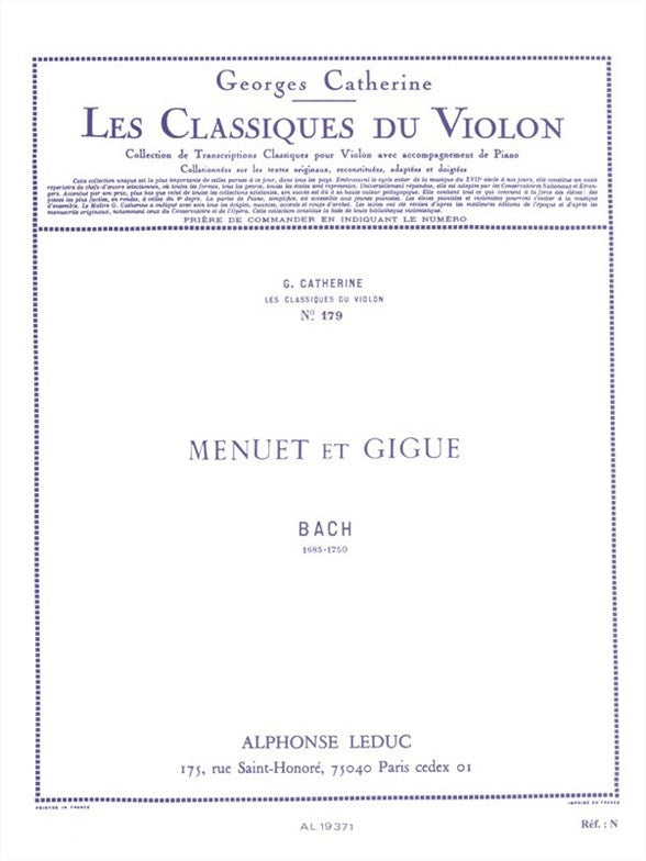 Menuet And Gigue