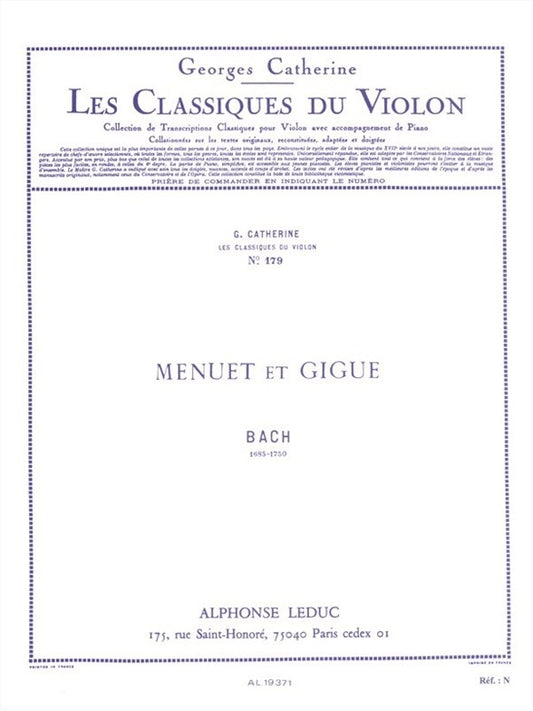 Menuet And Gigue