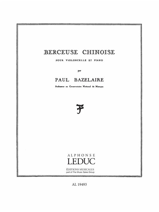 Berceuse Chinoise Op.115