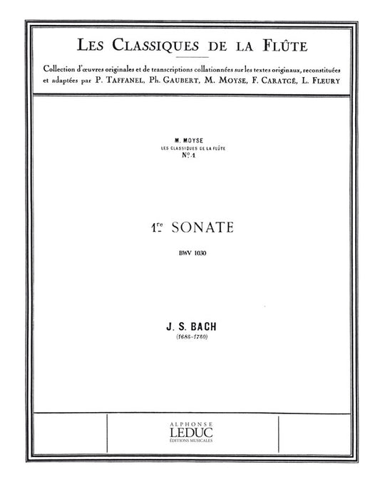 Sonate n° 1, BWV1030 en si mineur