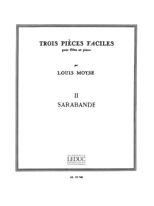 3 Pièces Faciles n° 2: Sarabande