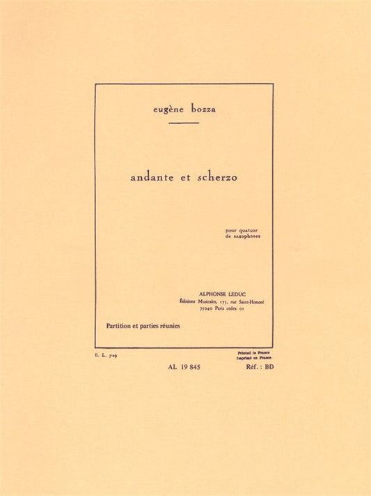 Andante And Scherzo