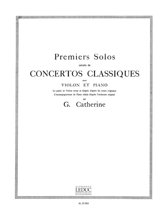 1er Solo Extrait concerto n° 9