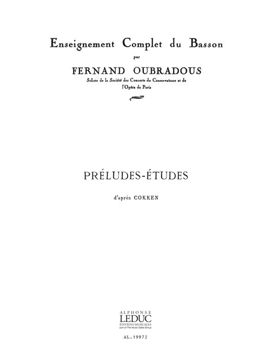 Préludes-Etudes