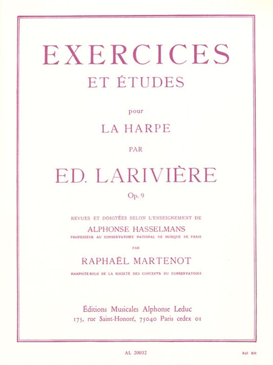 Exercices et Etudes Op. 9