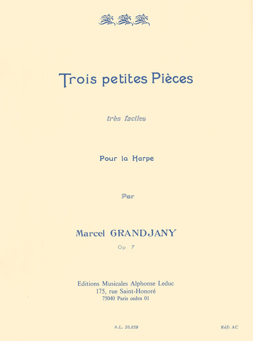 3 Petites Pièces Opus 7