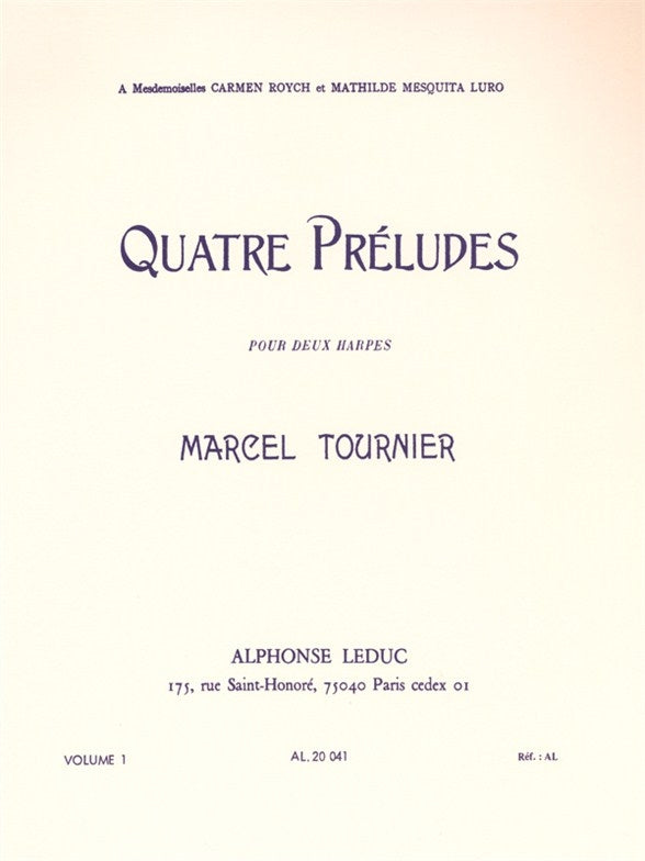 4 Préludes - Volume 1 n° 1-2