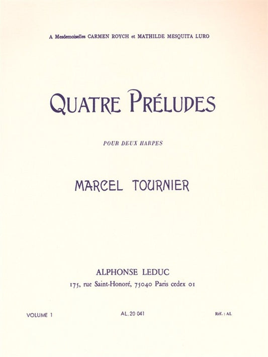 4 Préludes - Volume 1 n° 1-2