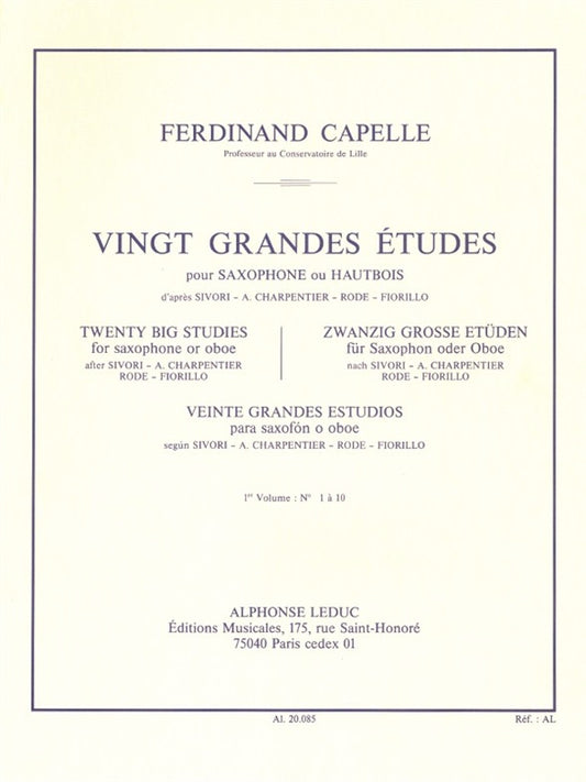 20 Grandes Études Volume 1 (Nos.1 - 10)