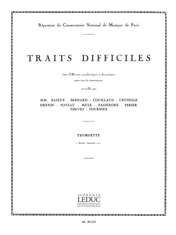 Traits difficiles Volume 1