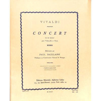 Concerto en mi mineur