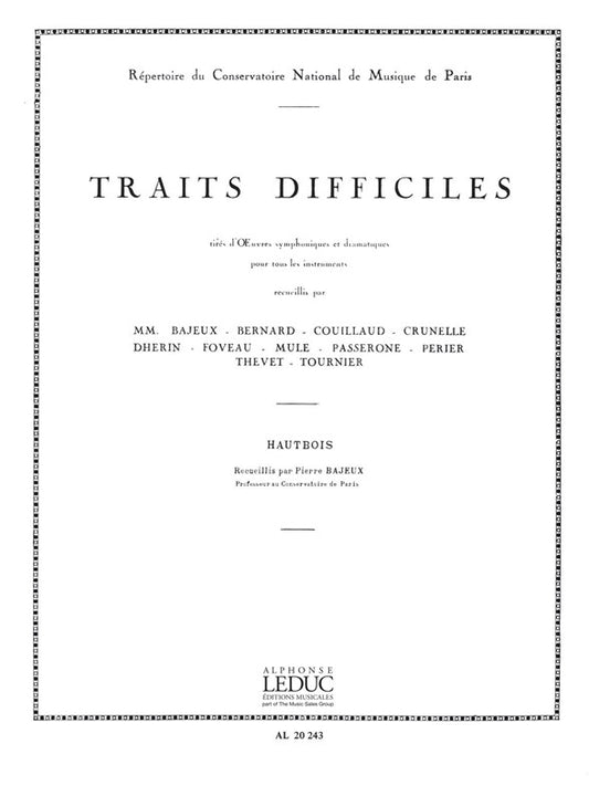 Traits difficiles