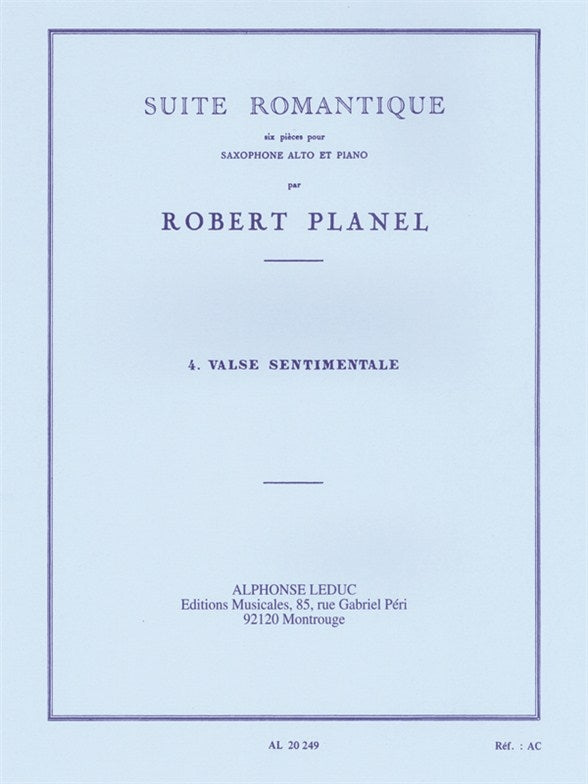 Suite Romantique n° 4 Valse Sentimentale