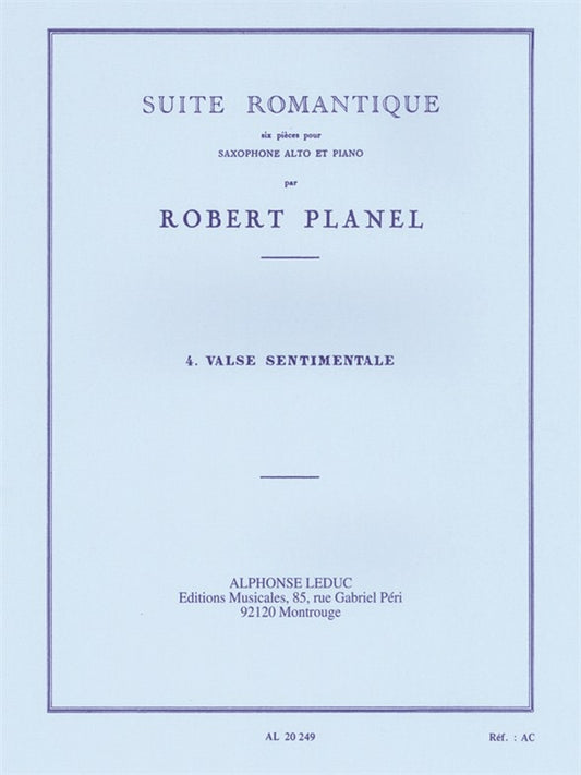Suite Romantique n° 4 Valse Sentimentale