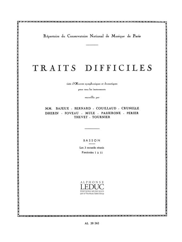 Traits difficiles