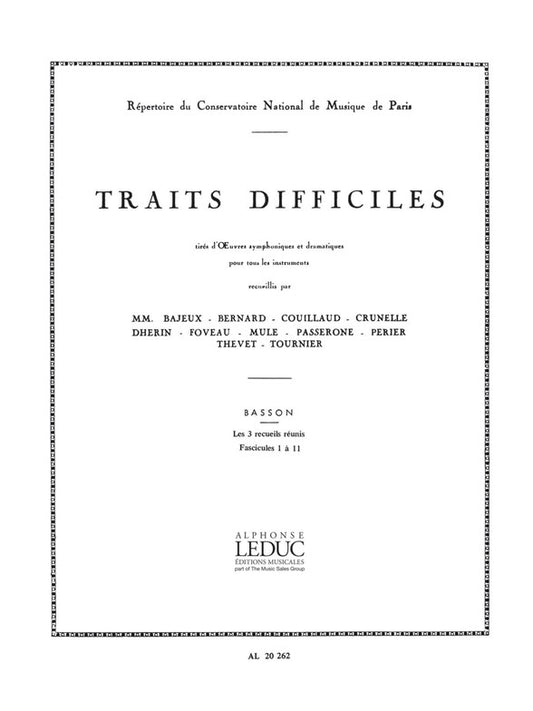 Traits difficiles