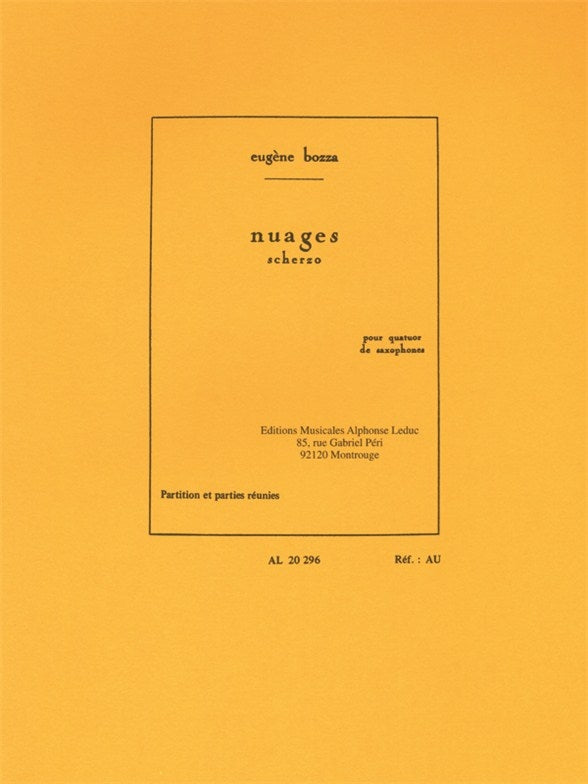 Nuages - Scherzo For Saxophone Quartet