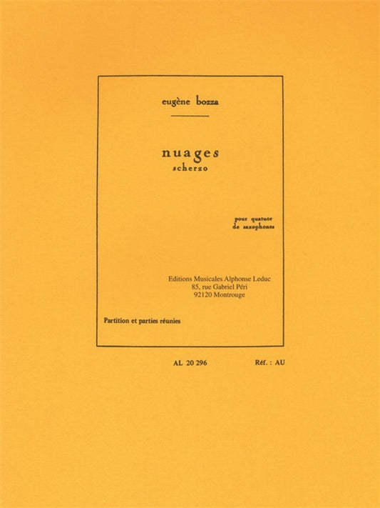 Nuages - Scherzo For Saxophone Quartet