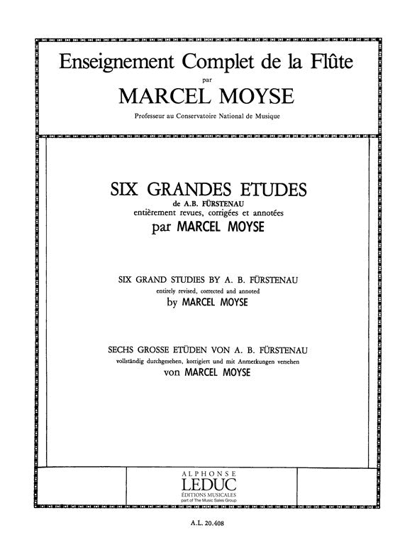 6 Grandes Etudes de Furstenau