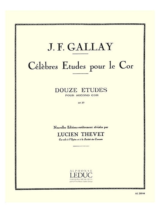 12 Études Pour 2e Cor Op.57