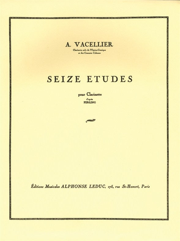 16 Etudes D'Apres Ferling