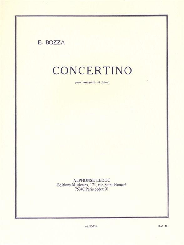Concertino For Trumpet And Piano