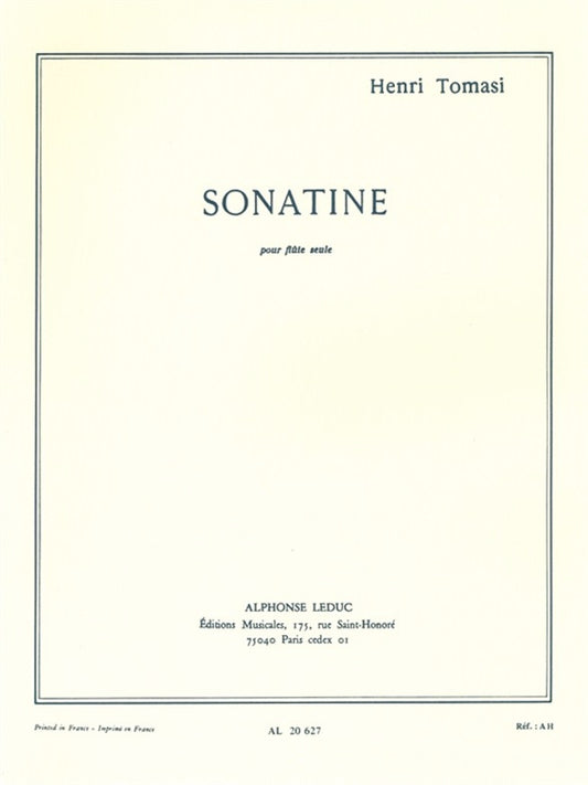 Sonatine For Solo Flute
