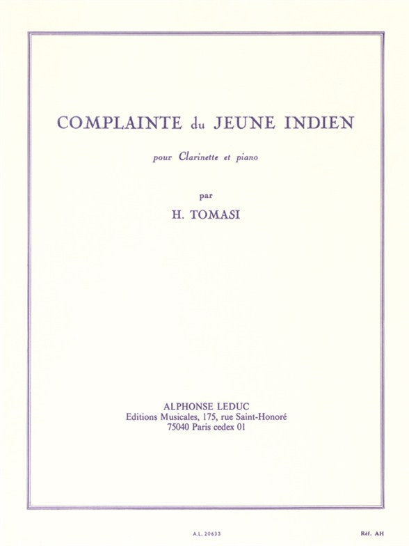 Complainte Du Jeune Indien