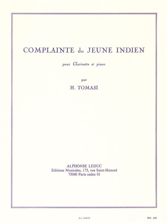 Complainte Du Jeune Indien