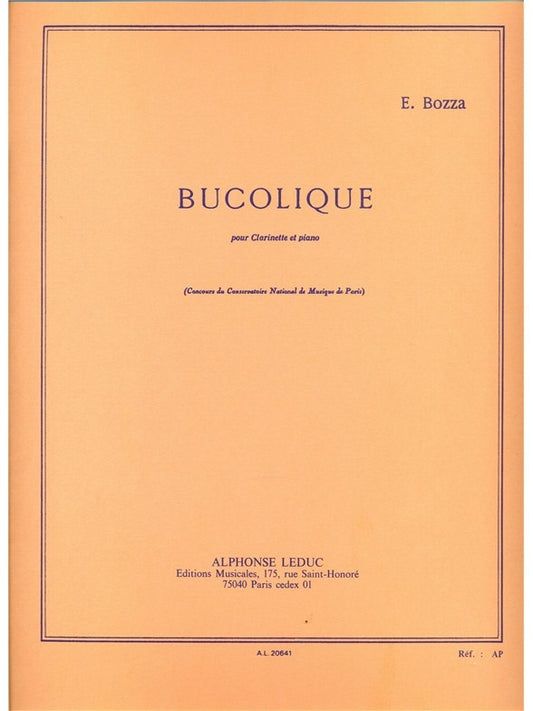 Bucolique pour Clarinette et Piano