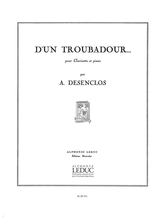 D'Un Troubadour