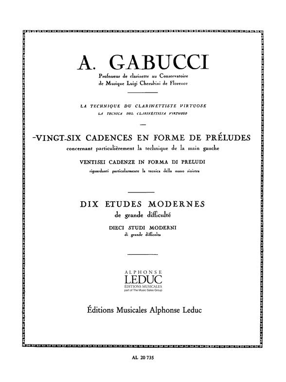 26 Cadences en Forme de Préludes