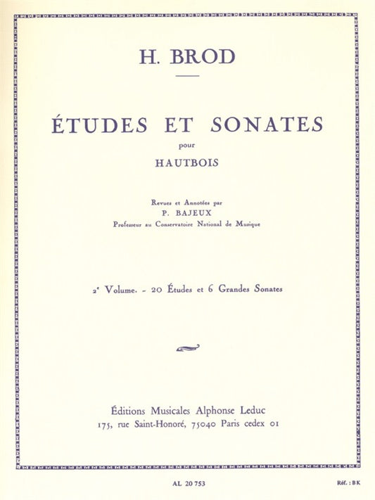 Etudes et Sonates Volume 2