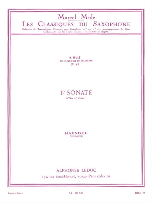 Flute Sonata n° 1