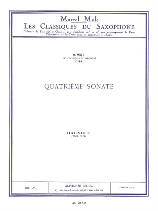Flute Sonata n° 4