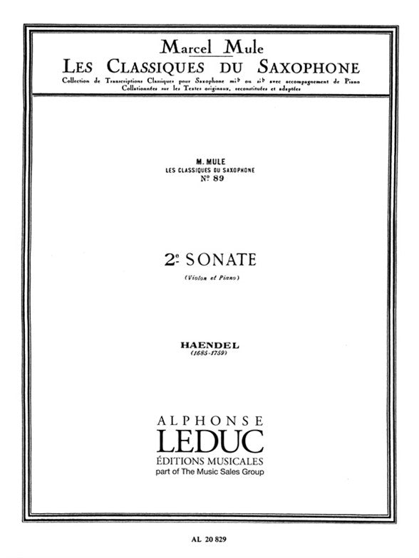 Sonate For Violin n° 2
