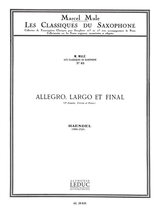 Allegro Largo et Final