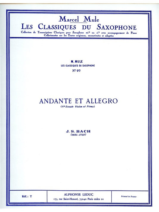 Andante Et Allegro