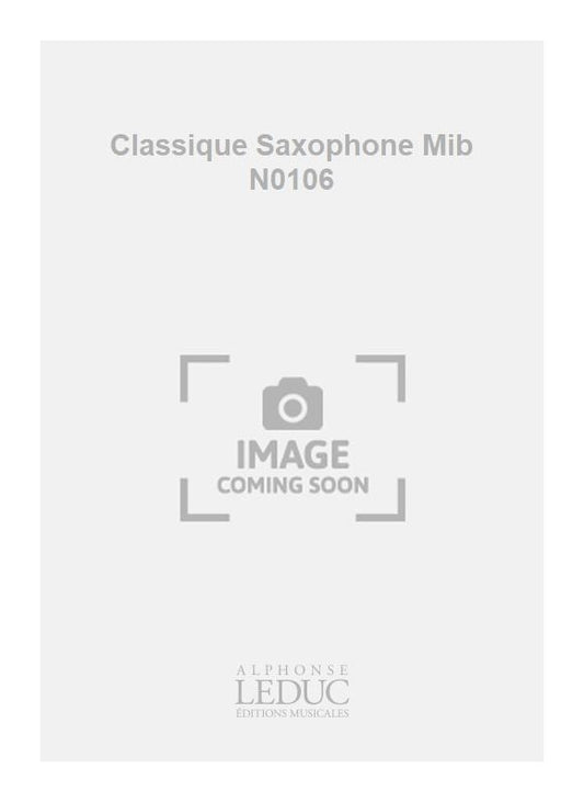 Classique Saxophone Mib N0106