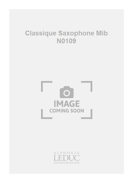 Classique Saxophone Mib N0109